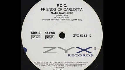 F.O.C. Friends Of Carlotta - Alles Klar (B)