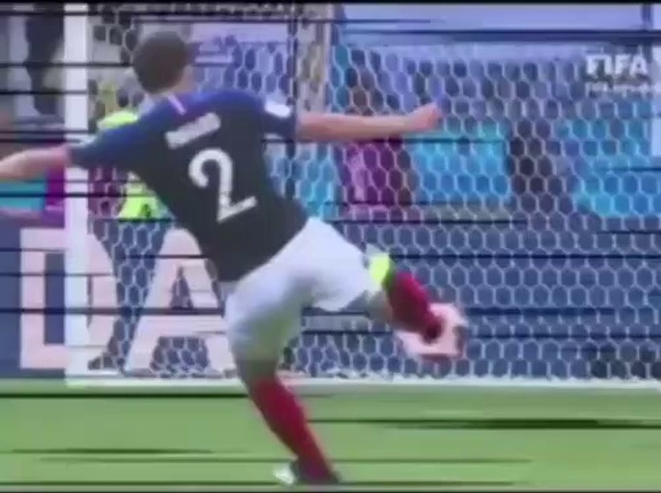 Le but de Benjamin Pavard en mode Olive et Tom - Captain Tsubasa