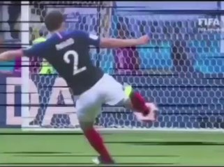 Le but de Benjamin Pavard en mode Olive et Tom - Captain Tsubasa