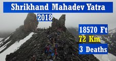Trailer Shrikhand Mahadev |Gopro # Dji Mavic Pro Toughest trek in India |3 Deaths in one Day|