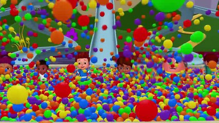 Learn Colours, Alphabets & Numbers _ Surprise Eggs Ball Pit Show for Kids