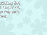 Unique Debora Custom 3Pieces Bedding Set 86x70 Inch Super Soft for Cheap Pepperoni Pizza