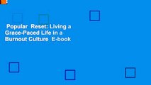 Popular  Reset: Living a Grace-Paced Life in a Burnout Culture  E-book