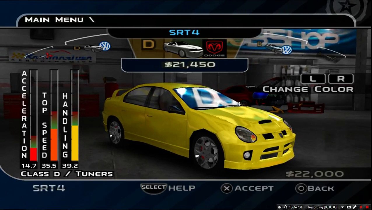Midnight Club 3 DUB Edition (USA) ~ GamePlay ~ Opening&Gaming ~ PSP ~ 720p ~ 2015 ~ W8