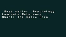 Best seller  Psychology Laminate Reference Chart: The Basic Principles of Psychology for