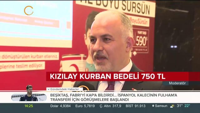 Kurban bedeli yurt içi 750 TL, yurt dışı 590 TL olarak belirlendi