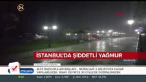 İstanbul'da şiddetli yağış dün gece etkili oldu