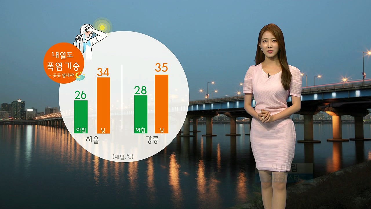 [날씨] 내일도 폭염 기승...오존 농도도 치솟아 / YTN