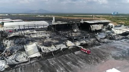 Yanan Fabrikanın Sahibi ile Çalışanları Gözyaşlarına Boğuldu