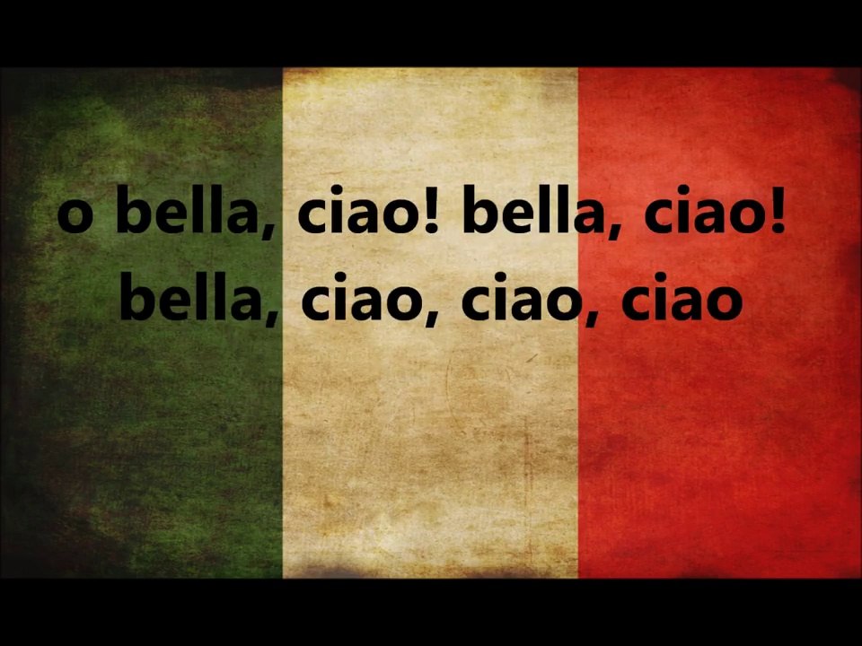 'Bella Ciao' - letra