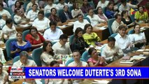 NEWS: Senators welcome Duterte's 3rd SONA #DuterteSONA2018 #TatakNgPagbabago