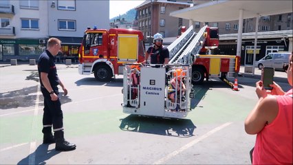 Saint-Dié : les enfants découvrent le métier de pompier