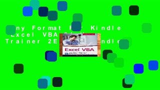Any Format For Kindle  Excel VBA 24-Hour Trainer 2E  For Kindle
