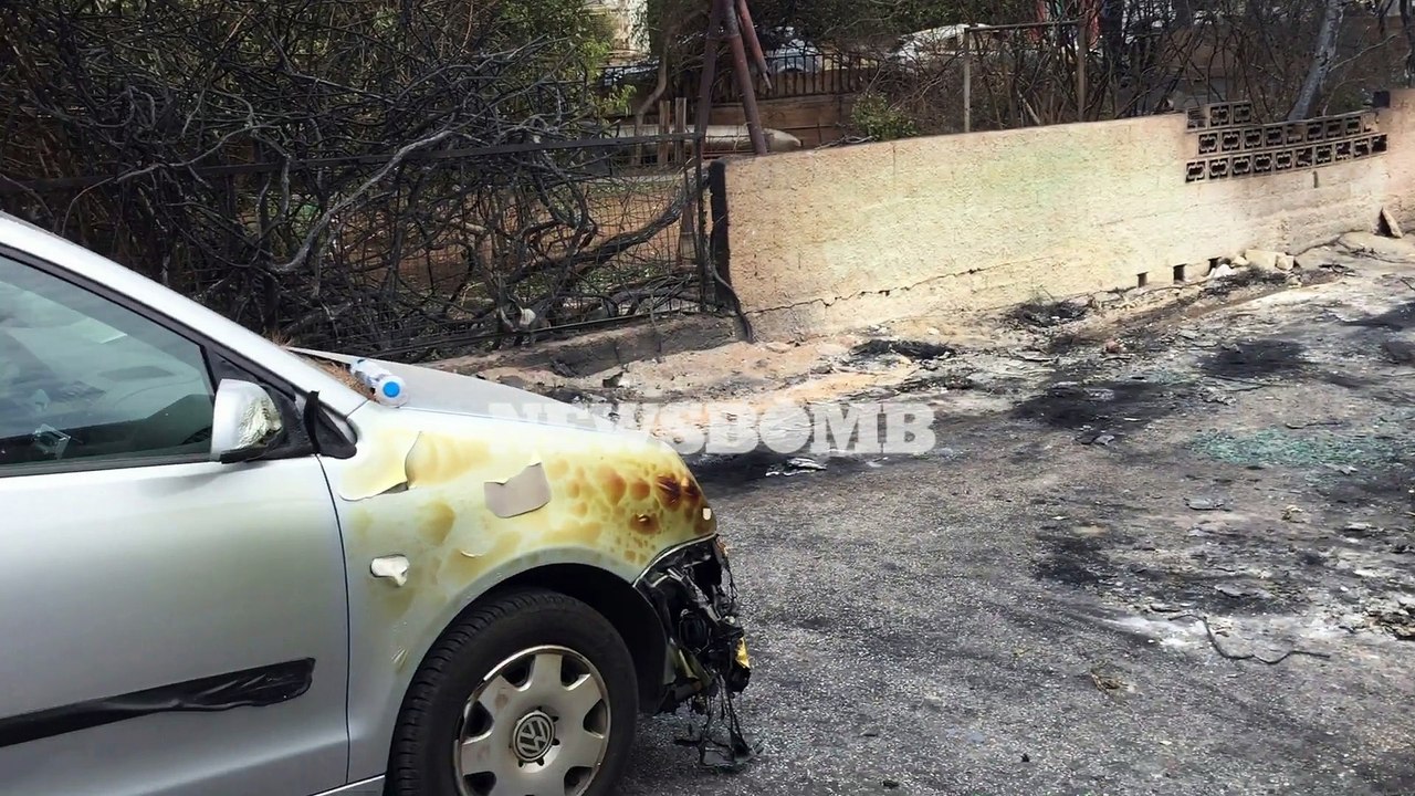 Το καστροφικό πέρασμα της πυρκαγιάς από το Μάτι