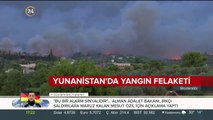 Yunanistan'da yangın felaketi