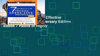View 7 Habits of Highly Effective People, The: 25th Anniversary Edition Ebook 7 Habits of Highly