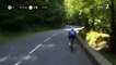 Tour de France - L'effrayante chute de Philippe Gilbert qui passe par-dessus le muret