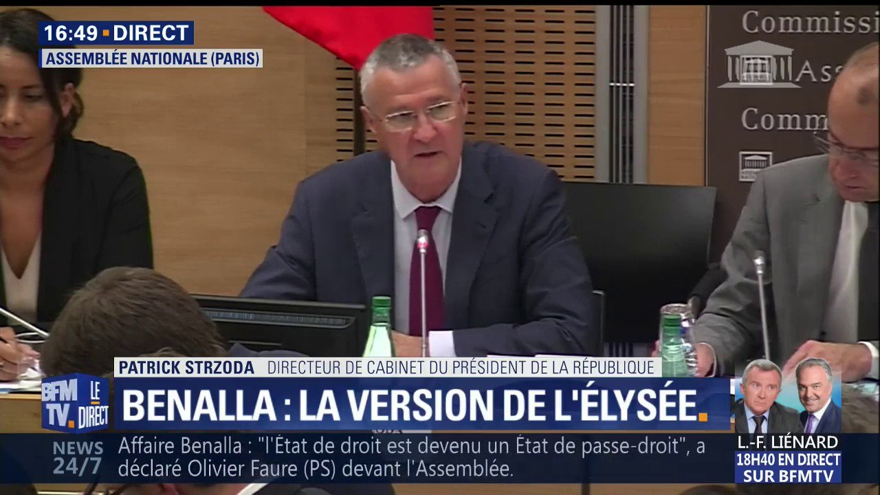 "Alexandre Benalla a été démis de ses fonctions du 4 au 22 mai", affirme Patrick Strzoda