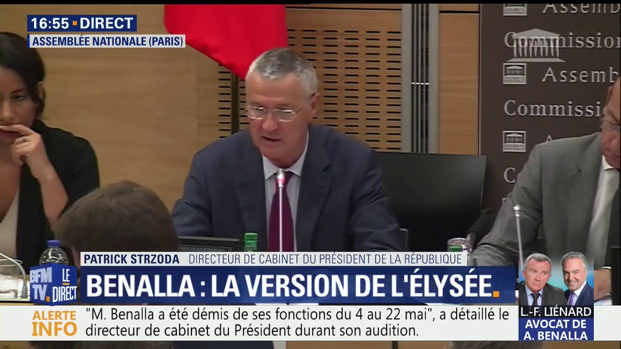 Audition de Patrick Strzoda: "La nomination des adjoints au chef de cabinet ne fait pas l'objet d'une publication au journal officiel", affirme le directeur de cabinet du président