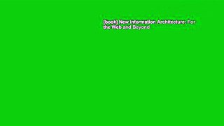 [book] New Information Architecture: For the Web and Beyond
