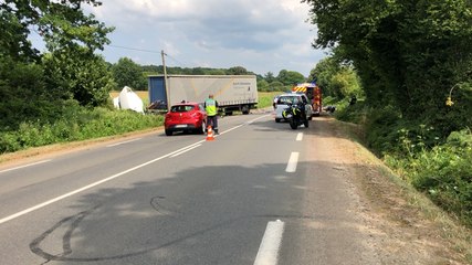 Accident entre Domfront et Couterne