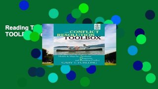Reading THE CONFLICT RESOLUTION TOOLBOX free of charge