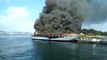 Un incendio en un barco de pasajeros deja varias personas heridas en Pontevedra