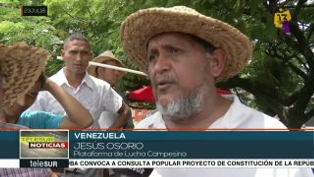 Venezuela: avanza hacia Caracas marcha de la dignidad campesina