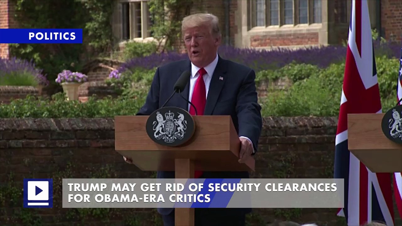 Trump May Get Rid of Security Clearances for Obama-Era Critics