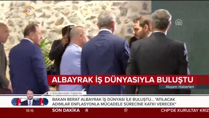 Berat Albayrak iş dünyasıyla buluştu