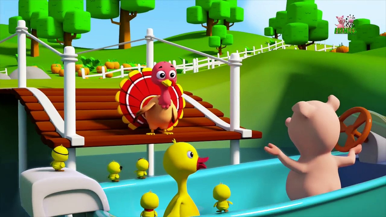 ten in the bed | nursery rhymes | kids songs | 3d rhymes | childrens rhymes by Farmees