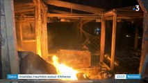 Grèce : incendies meurtriers autour d'Athènes