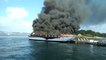 Noticia | Un incendio en un barco de pasajeros deja varias personas heridas en Pontevedra