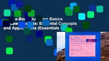 Open e-Book Business Basics for Law Students: Essential Concepts and Applications (Essentials for