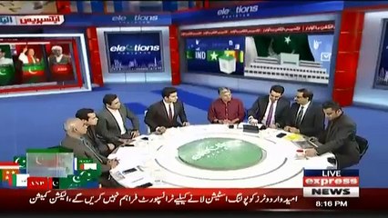 Election Pakistan on Express News – 24th July 2018 Part-02