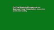 Full Trial Strategic Management and Business Policy: Globalization, Innovation and Sustainablility