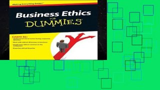 View Business Ethics For Dummies Ebook Business Ethics For Dummies Ebook