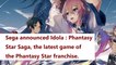 Idola: Phantasy Star Saga Announced by Sega