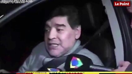 Diego Maradona surpris ivre au volant de sa voiture