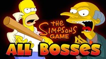 The Simpsons Game All Bosses | Final Boss (X360, PS3, PS2, Wii, PSP)