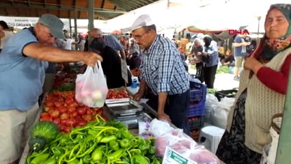 Balıkesir Burhaniye'de 'Organik' Pazar Açıldı Hd