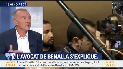 L'avocat d'Alexandre Benalla affirme que son client s'exprimera bientôt