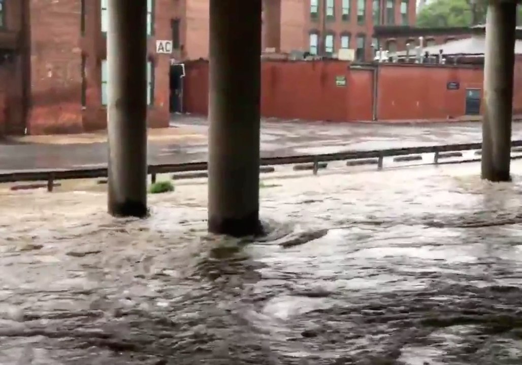Heavy Rain Causes Flash-Flooding in Maryland