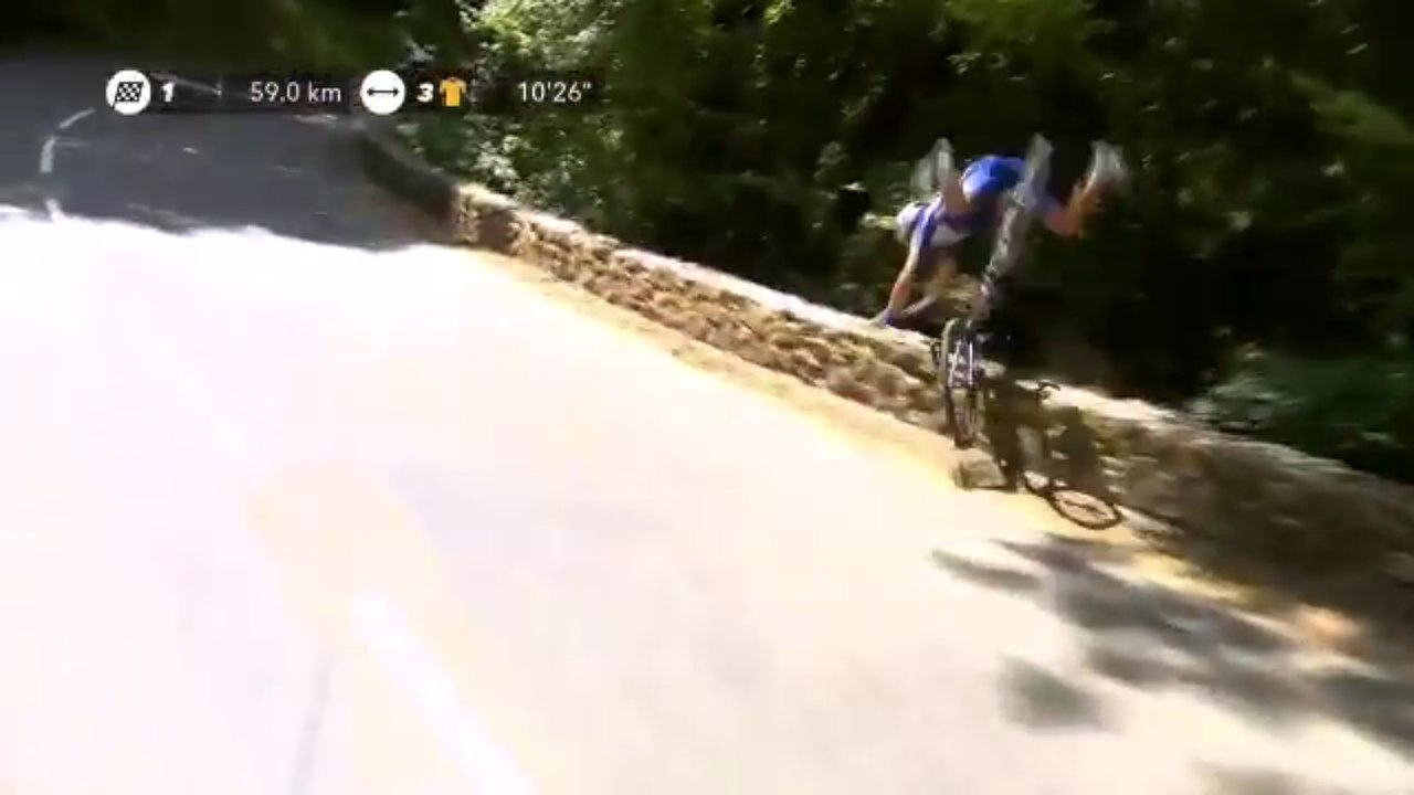 Tour de France 2018 : Enorme chute de Philippe Gilbert !