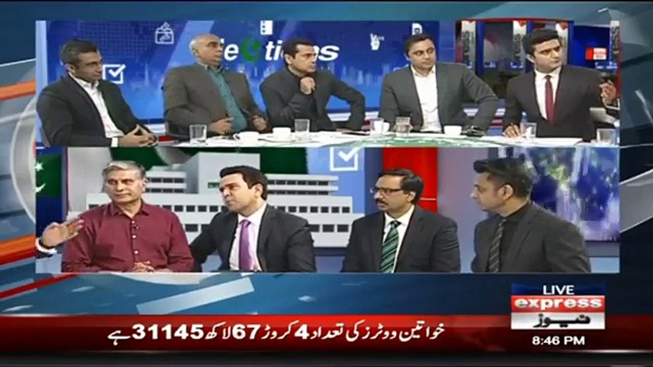 Who Will Win From NA-129? Aleem Khan or Ayaz Sadiq? Javed Chaudhry & Anchor Imran Khan's Analysis