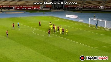 Amazing Free Kick Goal Besart Ibrahimi (1-0) Shkendija'79 vs Sheriff Tiraspol