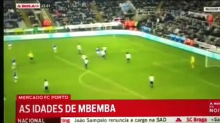 BRONCA Mbemba assinou com o FC Porto com 23 anos mas afinal pode ter 30 anos