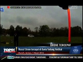 Drone Tercepat di Dunia Mampu Melaju 189 Kilometer per jam
