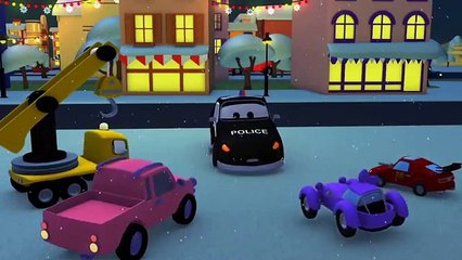 Patrula masinilor camion de pompieri si masina de politie : La culcare,copii! Crăciun SPEC