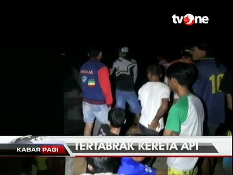 Telat Menyeberang Rel, Seorang Warga Tewas Tertabrak Kereta